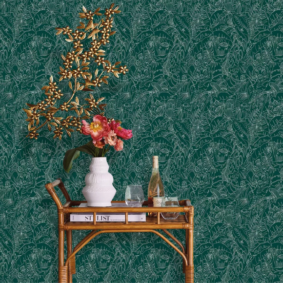 Jungle Animals Peel & Stick Wallpaper (Removable) Opalhouse 27.5 sq ft NEW - Picture 4 of 5